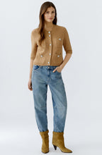 Salty Caramel Short Sleeved Cardigan