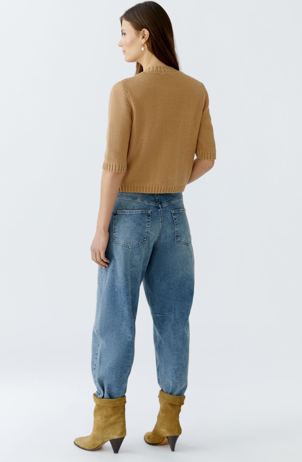 Salty Caramel Short Sleeved Cardigan