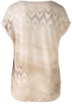 San Bartolome White Camel Diamante Blouse