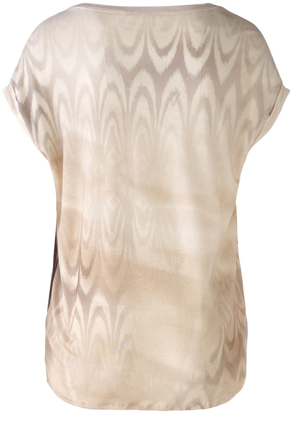 San Bartolome White Camel Diamante Blouse
