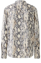Satin Touch Snake Print Blouse