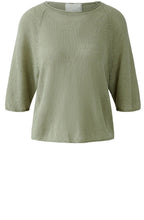 Seagrass Green Linen Sleeve Pullover