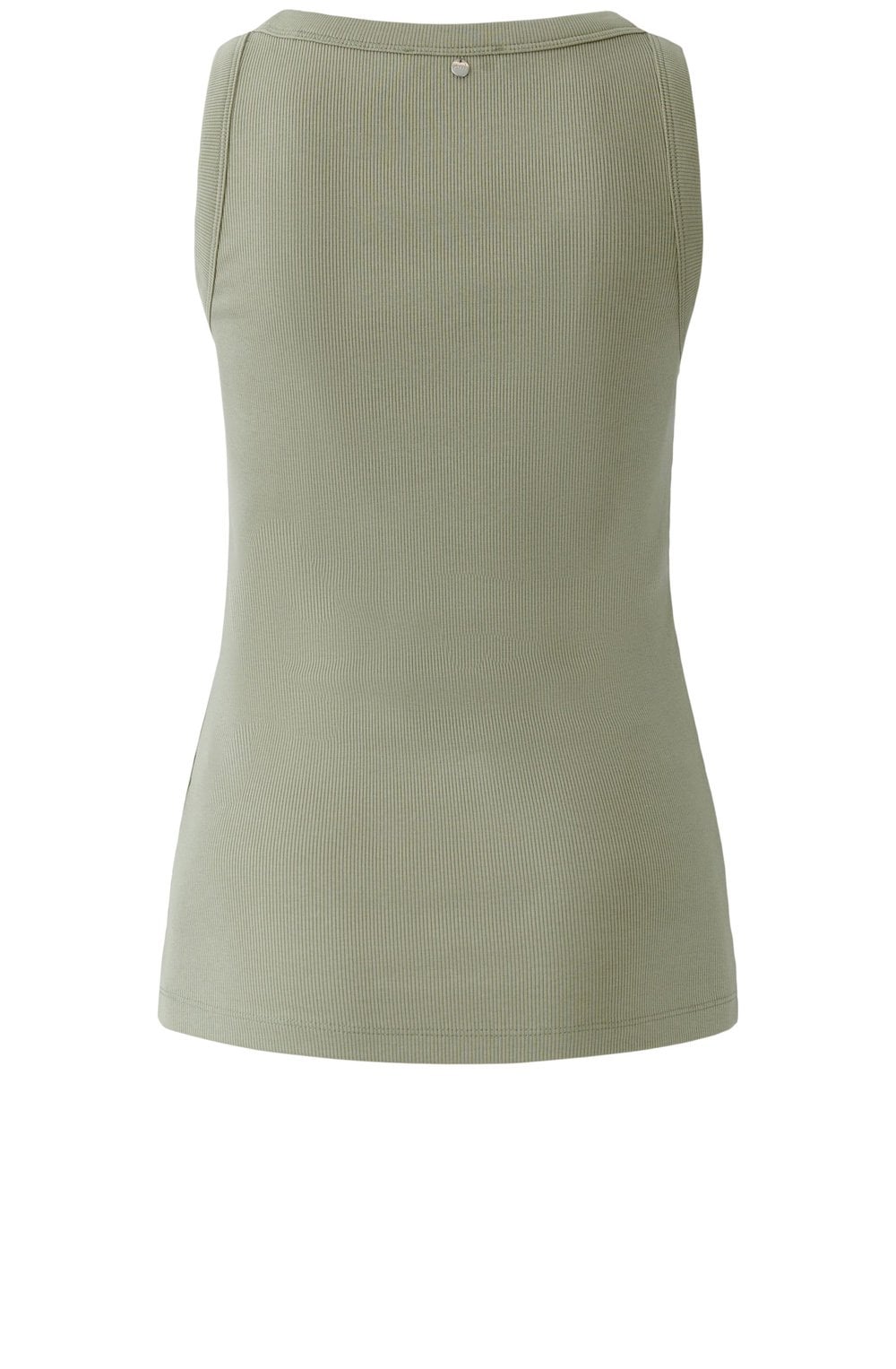 Seagrass Green Ribbed Vest Top