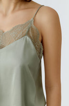 Seagrass Lace and Satin Camisole