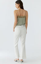 Seagrass Lace and Satin Camisole