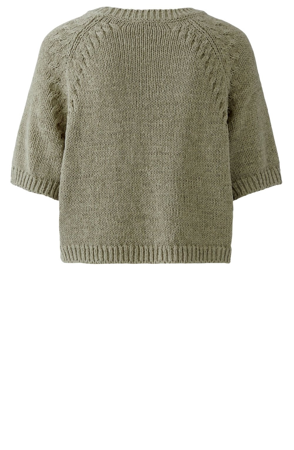 Seagrass Ribbon Knit Short Sleeved Pullover