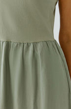 Seagrass Sleeveless Midi Dress