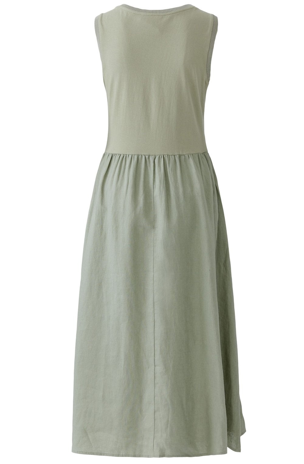 Seagrass Sleeveless Midi Dress