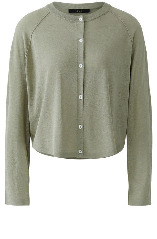 Seagrass Super Fine Knit Reversible Cardigan