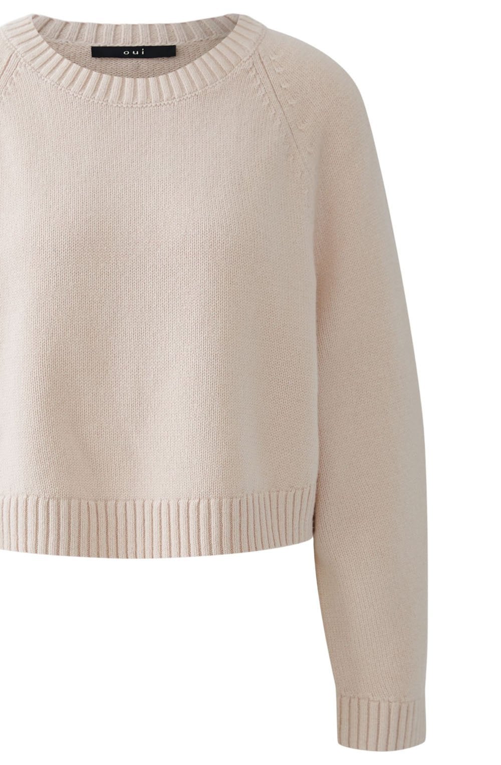 Sepia Rose Fine Knit Cropped Jumper