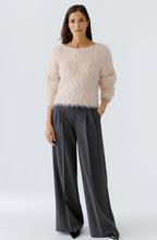 Sepia Rose Twisted Faux Fur Jumper