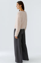 Sepia Rose Twisted Faux Fur Jumper