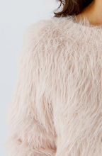 Sepia Rose Twisted Faux Fur Jumper