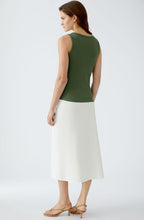 Shaded Moss Ribbed Vest Top