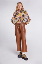 Sheer Leaf Print Blouse