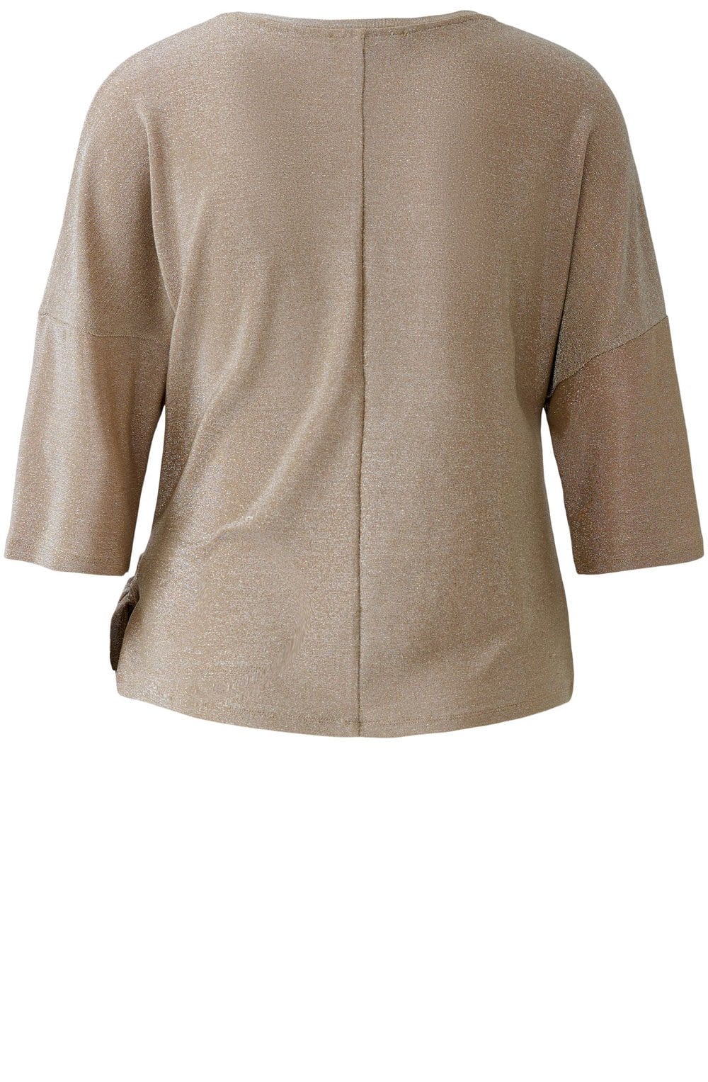 Shimmer Salty Caramel Tie Detail Top