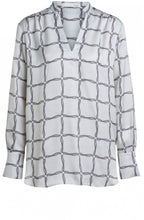 Silky Chain Print Blouse