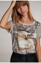 Silky Front Patterned Top