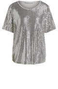 Silver Sequin Top