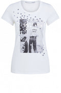 Silver Star Design T Shirt