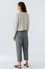 Silver Stone Gloss Shortened Jumper