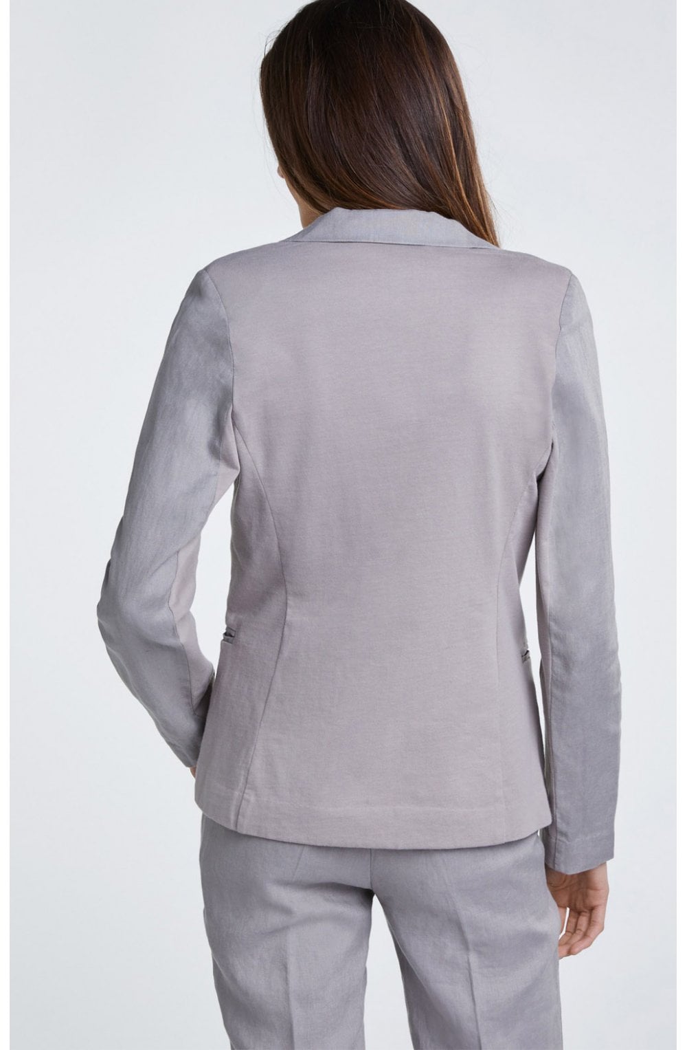 Smoked Grey Linen Jacket