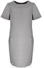 Smoked Grey Linen Shift Dress
