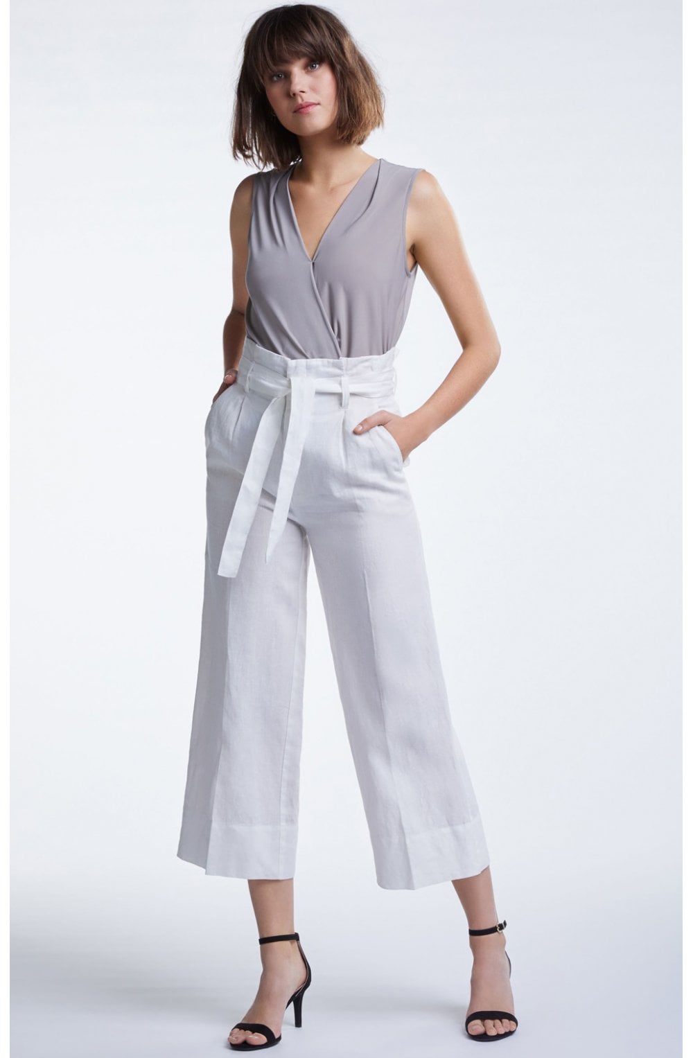 Smoked Grey Wrap Front Top