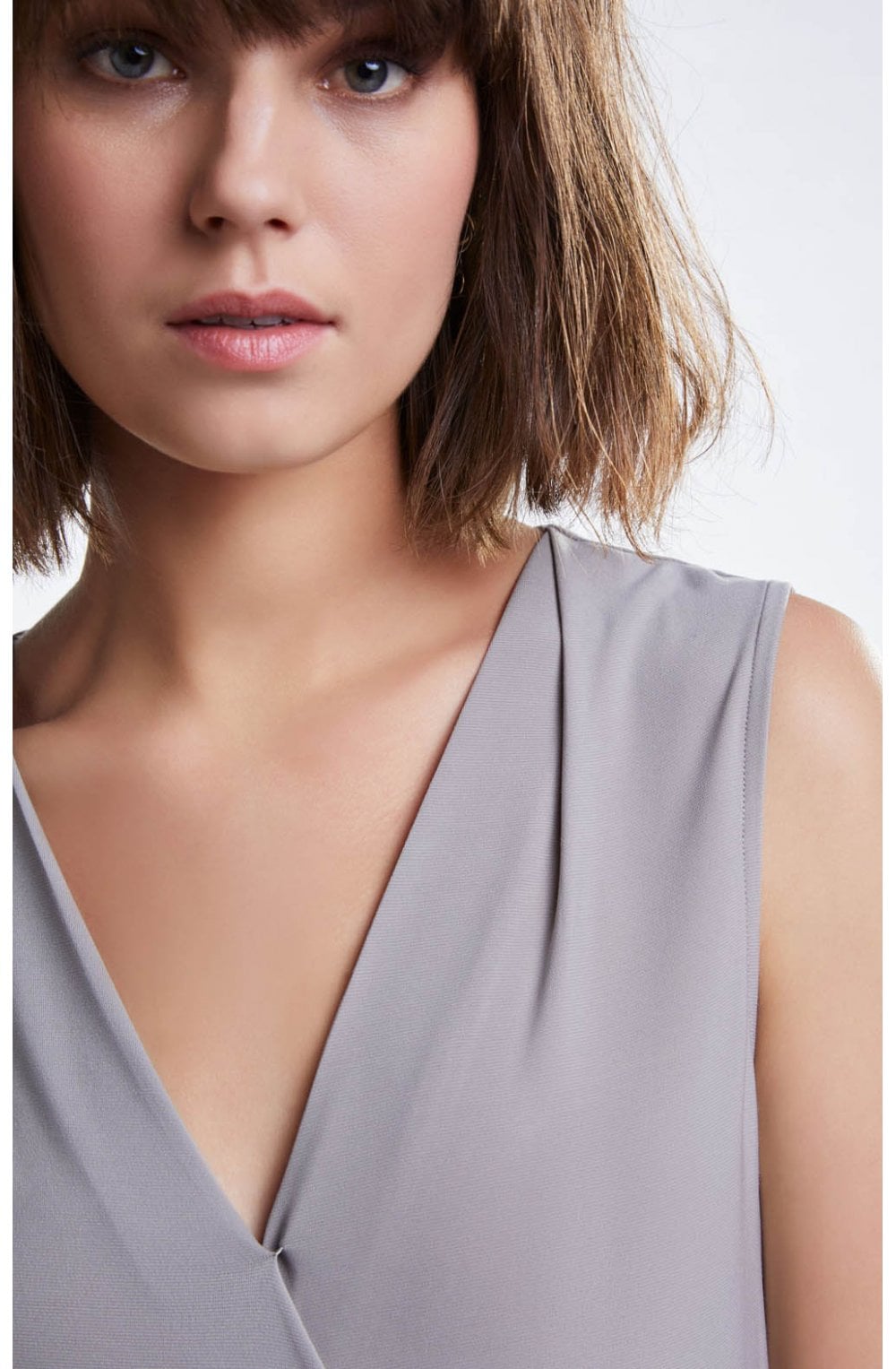 Smoked Grey Wrap Front Top