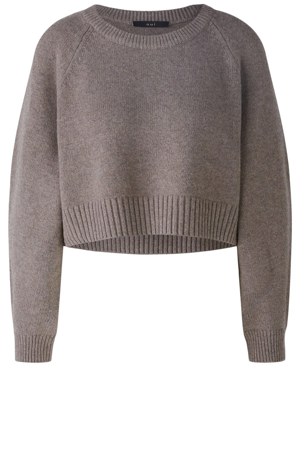 Smoky Taupe Shortened Box Jumper