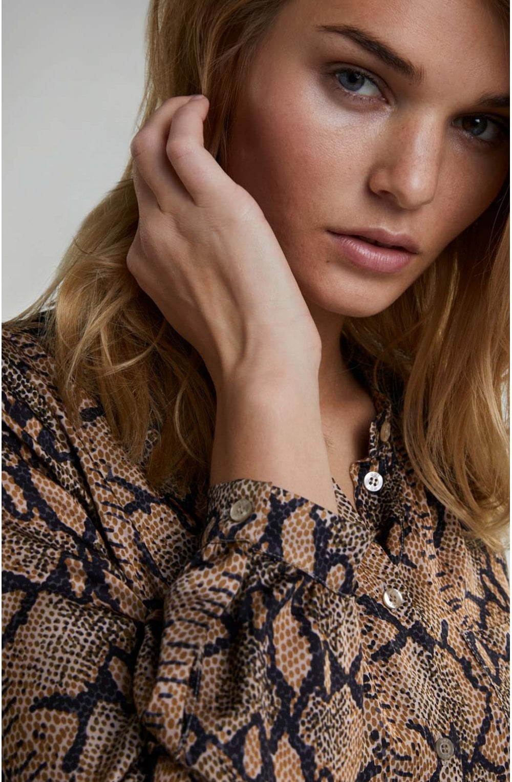 Snake Print Blouse