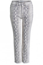 Snake Skin Print Jeans