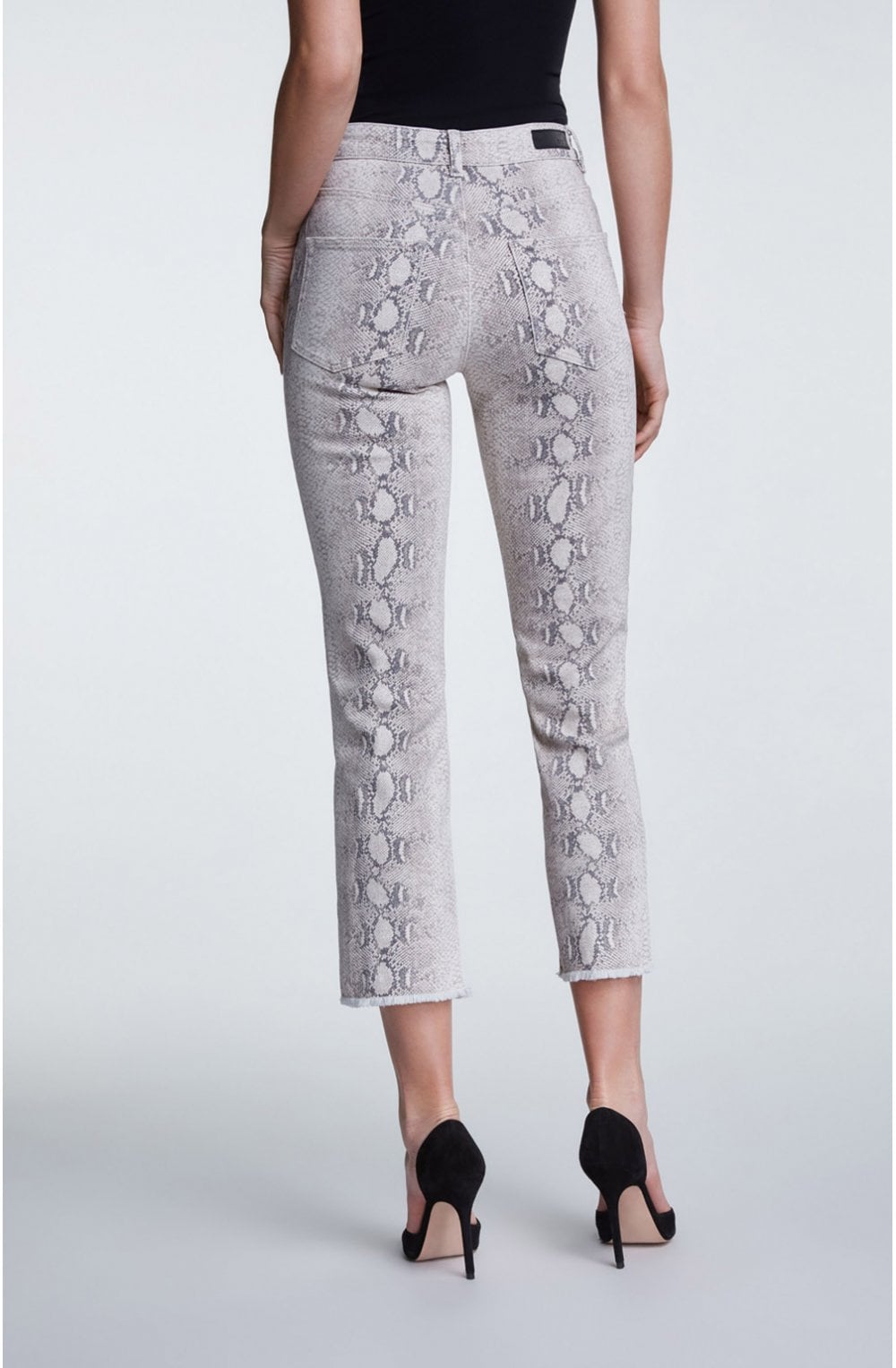 Snake Skin Print Jeans