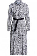Snake Skin Print Shirt Dress