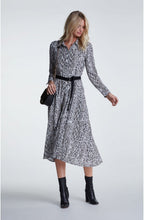Snake Skin Print Shirt Dress