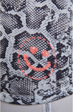 Snake Skin Print T Shirt