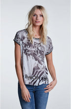Snake Skin Print Top