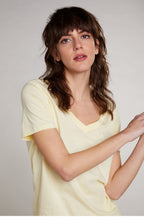 Soft Yellow Jersey T Shirt