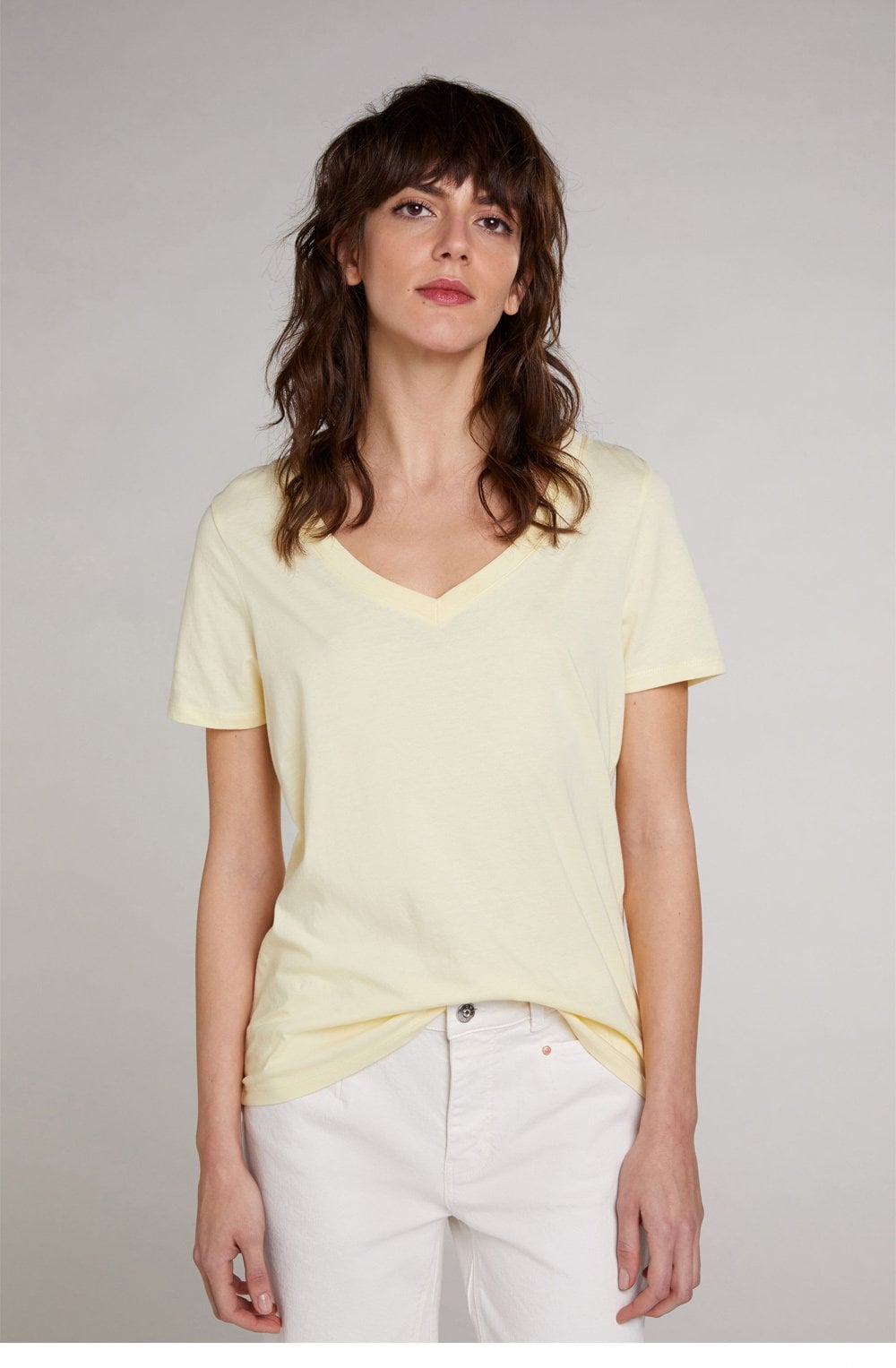 Soft Yellow Jersey T Shirt