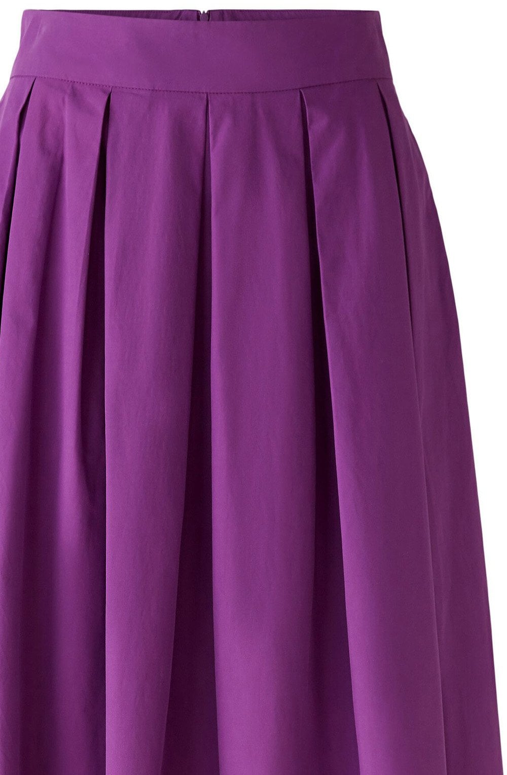 Sparkling Grape Cotton Midi Skirt