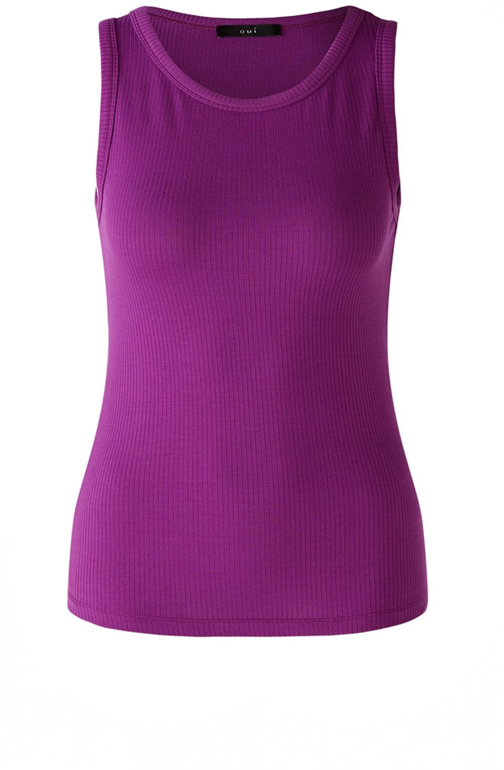 Sparkling Grape Ribbed Vest Top