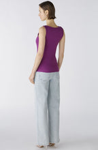 Sparkling Grape Ribbed Vest Top