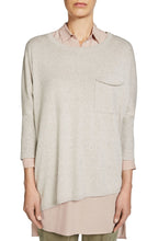 Speckled Metallic Knit Sweater