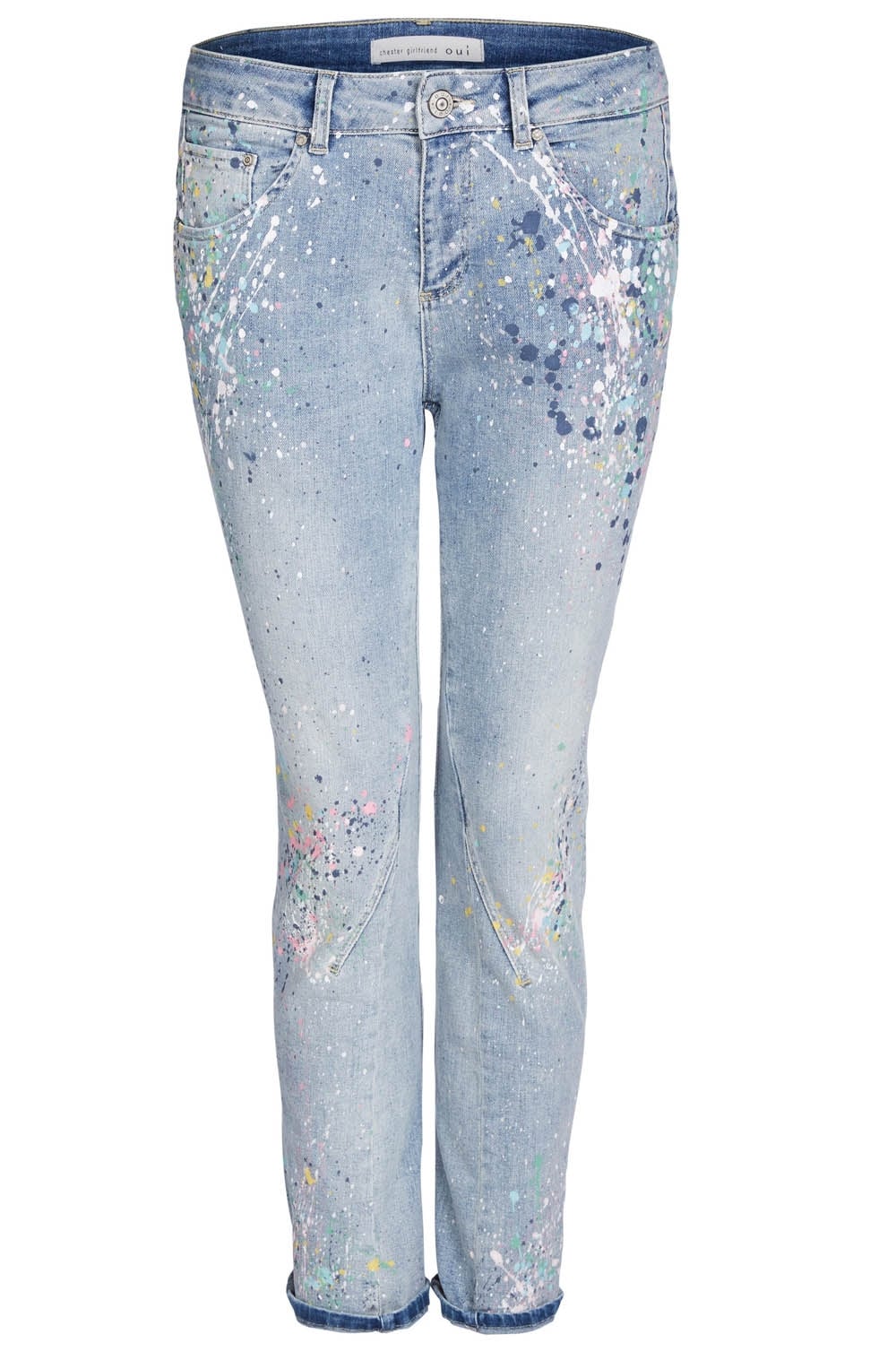 Splatter Effect Jeans