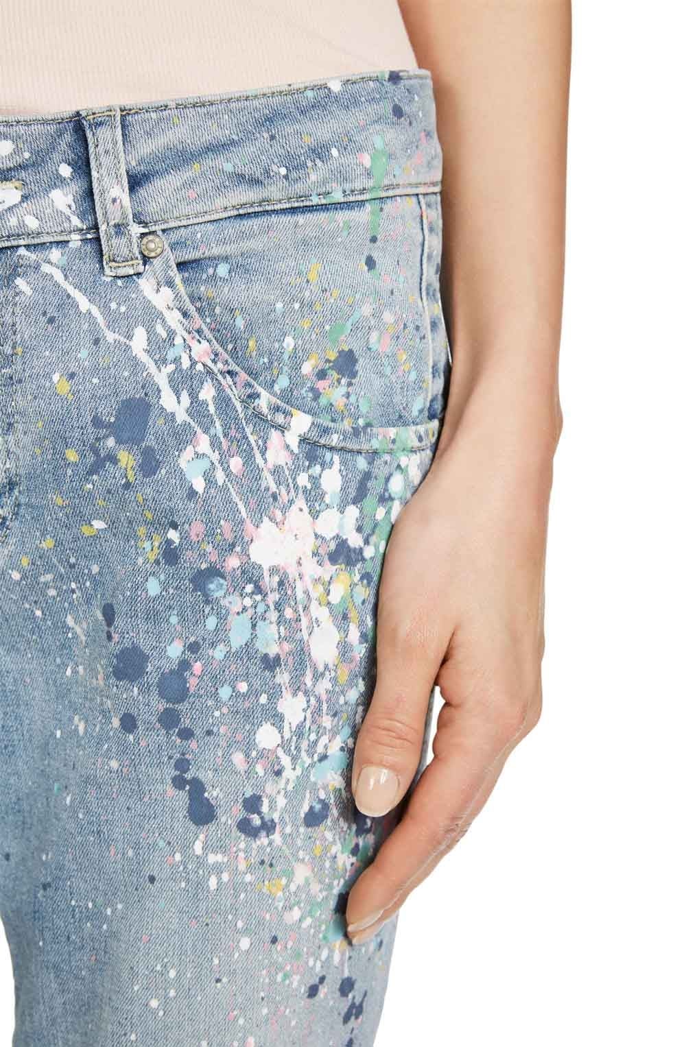 Splatter Effect Jeans