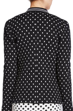 Spot Print Jersey Jacket