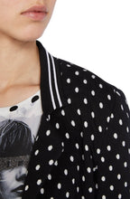 Spot Print Jersey Jacket