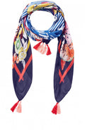 Square Fruit Print Scarf