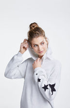 Star Design Hooded Sweater