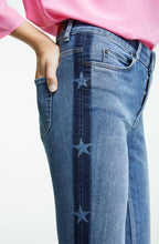 Star Detailed Denim Jeans